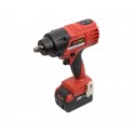 PISTOLA DE IMPACTO ELECTRICA CONEXION 1/2" 650Nm, BATERIA 18V