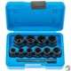 JUEGO EXTRARTOR TORNILLOS ROTOS, 11PIEZAS