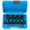 JUEGO EXTRACTOR TORNILLOS ROTOS, 11PIEZAS