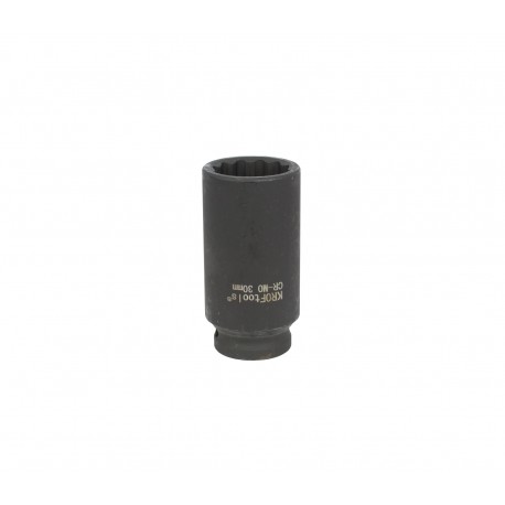 LLAVEE DE VASO 30MM. 12 CARAS, CONEXION 1/2", ESPECIAL TUERCAS DE BUJES DE RUEDAS