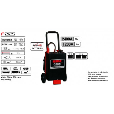 ARRANCADOR PROFESIONAL FERVE F2125