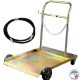 KIT CARRO BIDONES 180-200KG+ MANGUERA 1/2"X 4 METROS