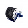 ENROLLADOR DE RECOGIDA AUTOMATICA POR MUELLE, MANGUERA 75MM. DE 7,5M TOPE DE TUBO Y ASPIRADOR DE 0.5HP