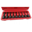 JUEGO PUNTAS RIBE IMPACTO CONEXION 1/2" R5-R14, 9 PIEZAS
