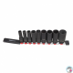 LLAVES DE IMPACTO LARGAS CONEXION 1/2", 9 UNIDADES