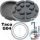 TACO DE GOMA PARA ELEVADOR DAMA