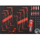 CARRO HERRAMIENTAS 200 PIEZAS,, 7 CAJONES 78X48X101MM.