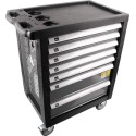 CARRO HERRAMIENTAS 200 PIEZAS,, 7 CAJONES 78X48X101MM.