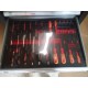 CARRO HERRAMIENTAS 200 PIEZAS,, 7 CAJONES 78X48X101MM.
