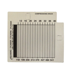 TARJETA COMPRESIMETRO DIESEL, 48 UNIDADES