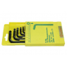 JUEGO LLAVES TORX ACODADAS DE T-6 A T-55, 14 PIEZAS