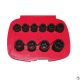 VASOS DE IMPACTO TORX. HEMBRA, 10 PIEZAS