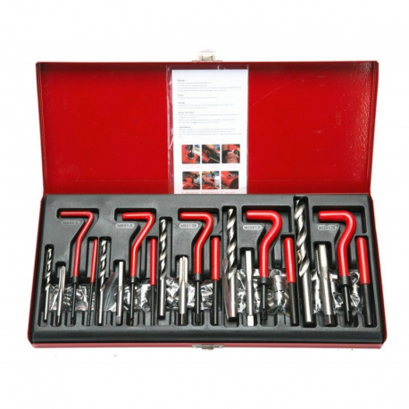 Juego de reparación de roscas M5 - M12 130 piezas