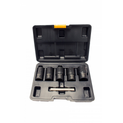 LLAVES VASO TIPO FLOR TORNILLOS ANTIRROBO, CONEXION 1/2", 6 PIEZAS
