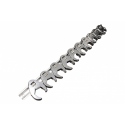 LLAVE PIE DE GALLO CONEXION 3/8", 10 PIEZAS