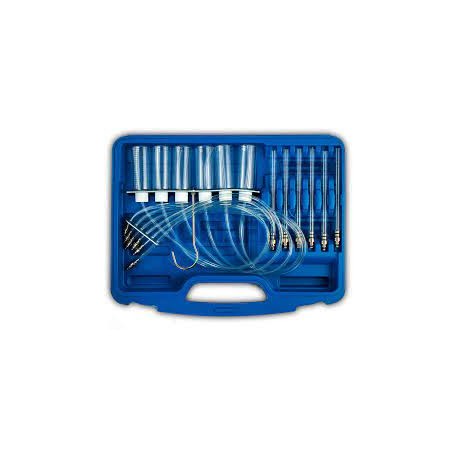 KIT COMPROBADOR RETORNO INYECTORES CON 24 ADAPTADORES