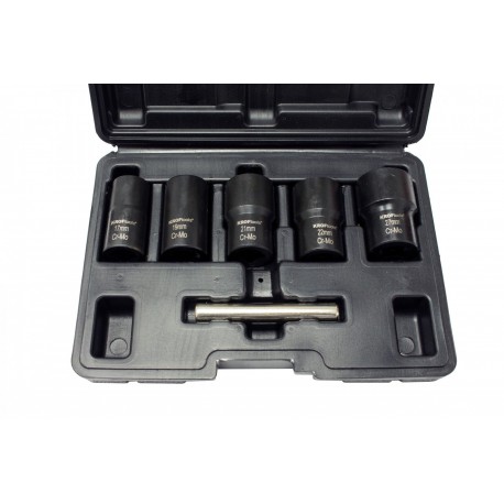 JUEGO LLAVES ESPECIALES TORNILLOS ANTIRROBO, 6 PIEZAS, DISEÑO TIPO FLOR