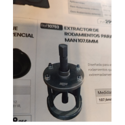 EXTRACTOR DE RODAMIENTOS PARA MAN 107,6MM