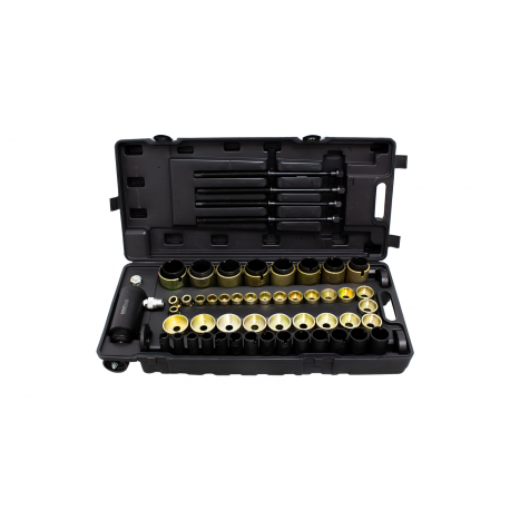 EXTRACTOR/INSTALADOR RODAMIENTOS Y CASQUILLOS 63 PIEZAS HIDRAULICO
