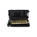 EXTRACTOR/INSTALADOR RODAMIENTOS Y CASQUILLOS 63 PIEZAS HIDRAULICO