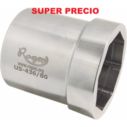 LLAVE VASO OCTOGONAL 80MM, CONEXION 1"
