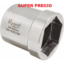 LLAVE DE VASO140MM, CROMO VANADIO, HEXAGONAL , CONEXION 1"