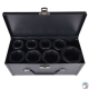 JUEGO VASOS IMPACTO LARGOS CONEXION 1" 6 CARAS 27-50MM. 8 PIEZAS