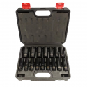 JUEGO VASOS IMPACTO LARGOS CONEXION 1/2" 6 CARAS 10-32MM.16 PIEZAS