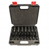 JUEGO VASOS IMPACTO LARGOS CONEXION 1/2" 6 CARAS 10-32MM.16 PIEZAS