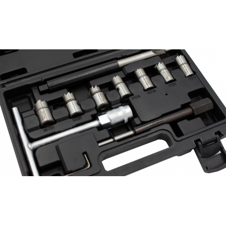 Juego de escariadores de asientos de inyectores