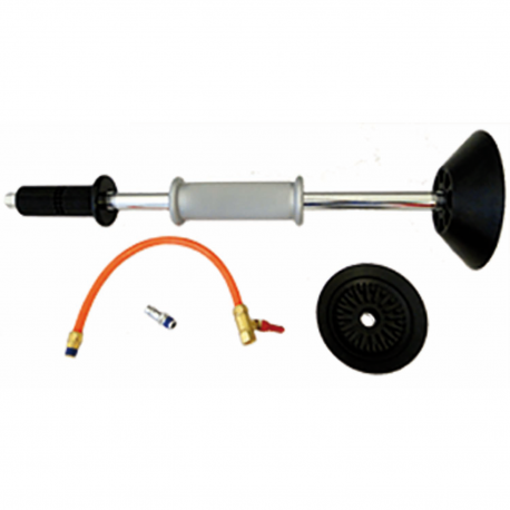 DESABOLLADOR A GOLPE NEUMATICO CON 2 VENTOSAS, DIAMETRO 120 Y 155MM.