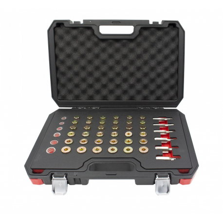 JUEGO REPARACION ROSCA TAPONES DE CARTER M13 A M22 114 PIEZAS