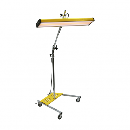 LAMPARA LUZ LED CON CARRO MOVIL PARA CHAPISTA