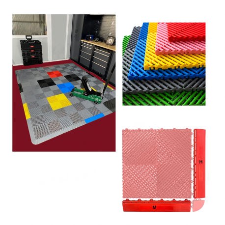 TERMINACION BALDOSA MODULAR AISLANTE COLOR GRIS