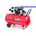 COMPRESOR 200L. CON 2 SALIDAS 3.5HP -SILENCIOSO-
