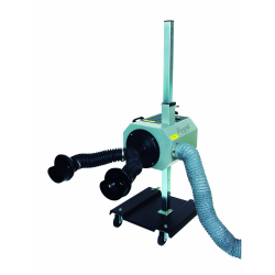 ASPIRADOR GASES ESCAPE ESPECIAL TURISMOS Y MOTOS 2 SALIDAS 5M. TUBERIA