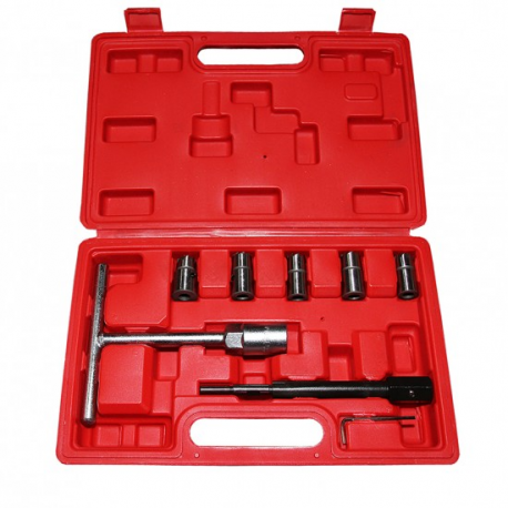 Juego de escariadores de asientos de inyectores