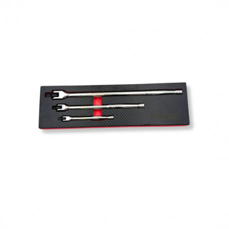 JUEGO 3 ALARGADERAS CON GIRO 180º 1/42-3/8"-1/2"