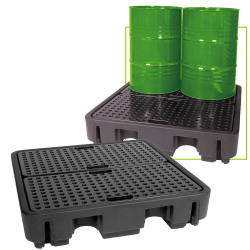 CUBETA RETENCION 4 BIDONES VERTICALES 1250KG