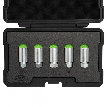 JUEGO 5 LLAVES DE VASO PARA TORNILLOS DE BLOQUEO RUEDA TESLA 3,S,X