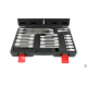 JUEGO LLAVES PARA CULATAS CONEXION 1/4" Y 1/2", 38 PIEZAS