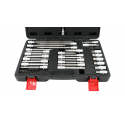 JUEGO LLAVES PARA CULATAS CONEXION 1/4" Y 1/2", 38 PIEZAS
