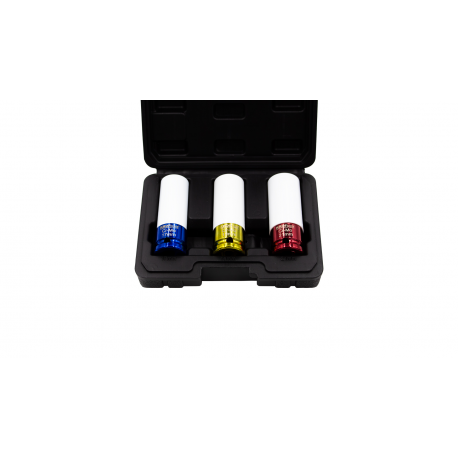 JUEGO 3 VASOS QUITAR TORNILLOS DE RUEDA(LLANTAS DE ALUMINIO)