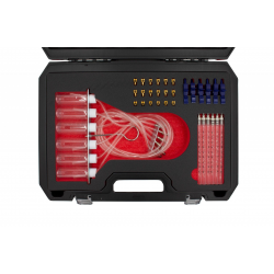 KIT COMPROBADOR RETORNO INYECTORES CON 24 ADAPTADORES