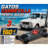 GATO HIDRAULICO DE CARRETILLA PERFIL BAJO ALTURA MAX.505MM. POTENCIA 3TM.
