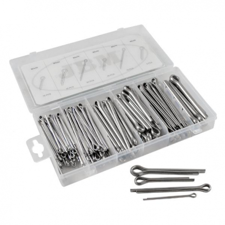 ESTUCHE PASADORES ALETAS INOX. 144 PIEZAS