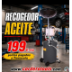 RECOGEDOR ACEITE USADO POR GRAVEDAD Y ASPIRACION CAPACIDAD 70+10L.