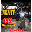 RECOGEDOR ACEITE USADO POR GRAVEDAD Y ASPIRACION CAPACIDAD 70+10L.