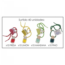 CONTENEDOR SURTIDO 40 BOTELLITAS AROMAS SURTIDOS
