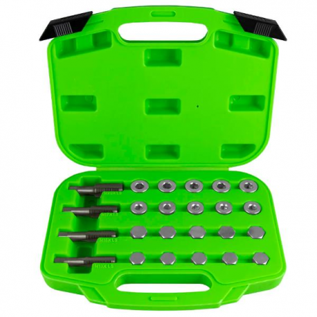 Juego 64 piezas de reparación de tapón de cárter
